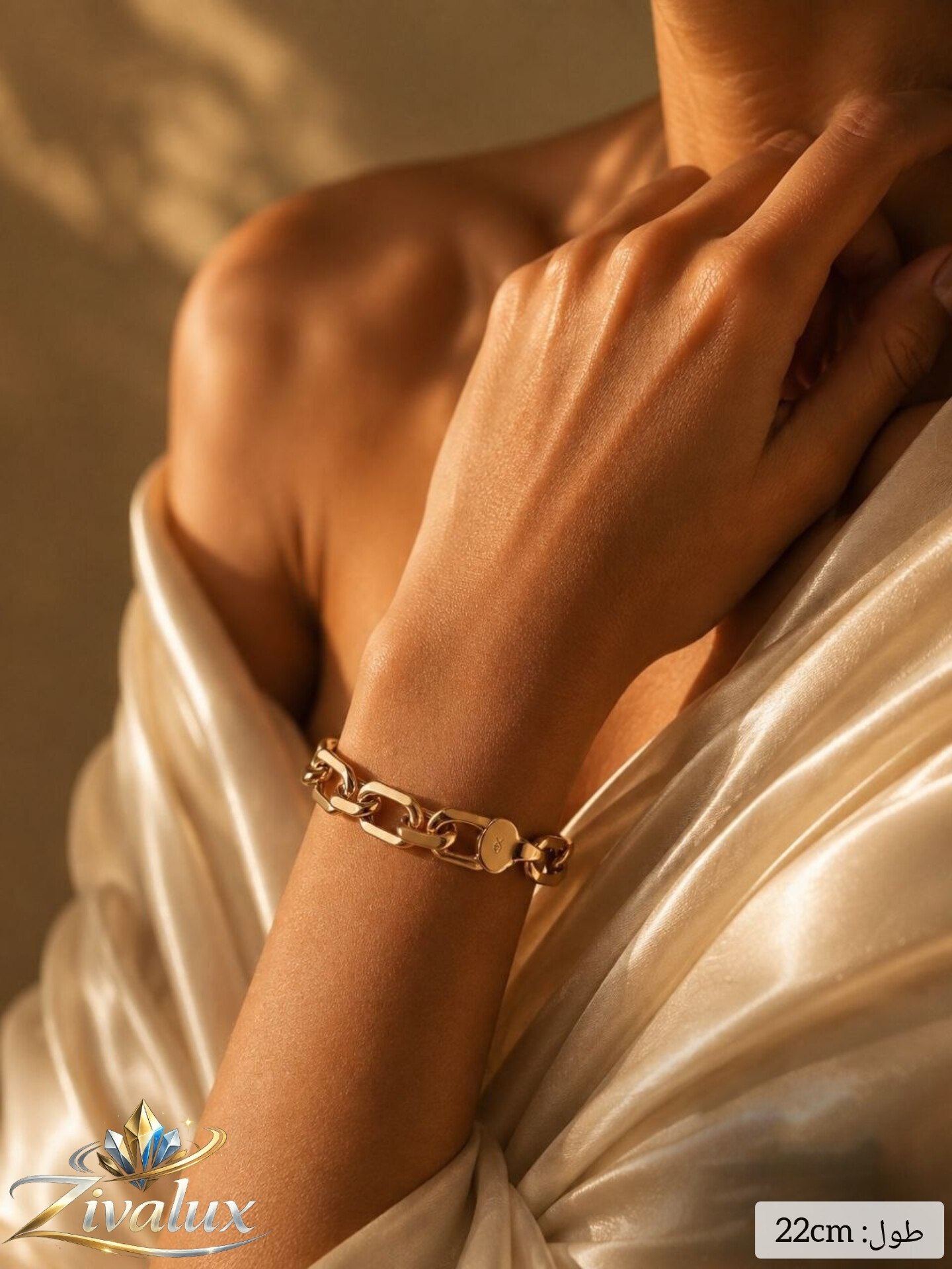 دستبند زنانه مارک ژوپینگ XUPING طرح زنجیری