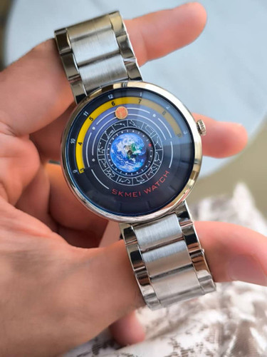 ساعت مردانه اسکمی مدل کنتوری بند استیل