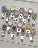 ساعت زنانه طرح رولکس نگیندار