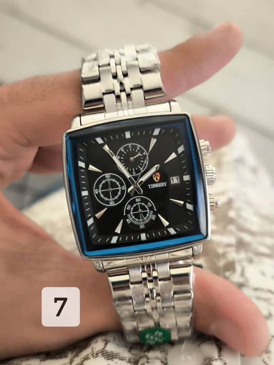 ساعت مچی مردانه مارک تایم کی بند استیل