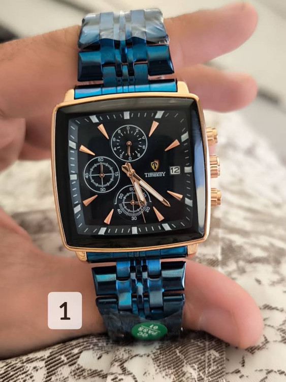 ساعت مچی مردانه مارک تایمکی TIMEKEY سه موتوره بند استیل