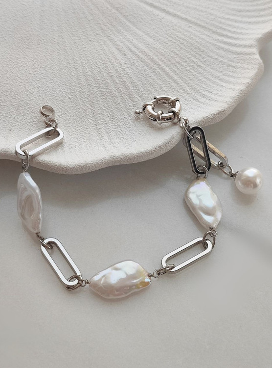 دستبند زنانه مارک ژوپینگ Xuping مدل مرواریدی