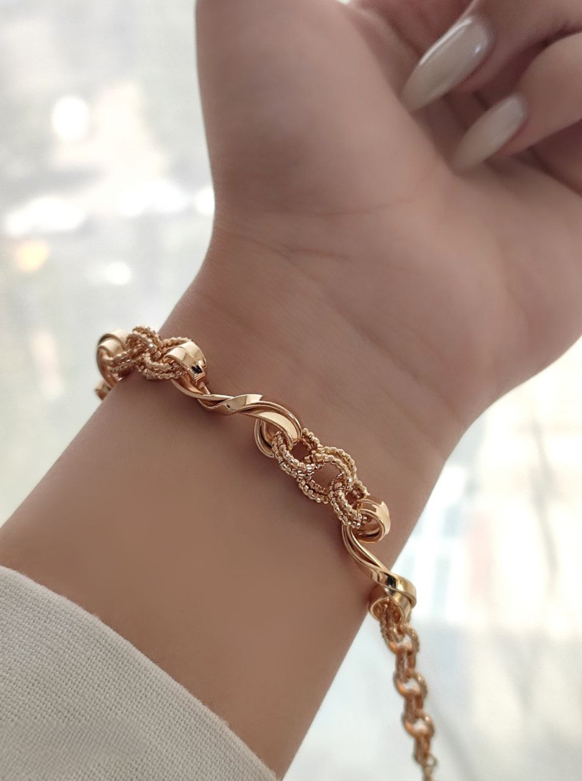 دستبند زنانه مارک ژوپینگ Xuping حلقه‌ای