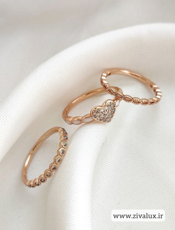 انگشتر زنانه مارک ژوپینگ Xuping سه تایی