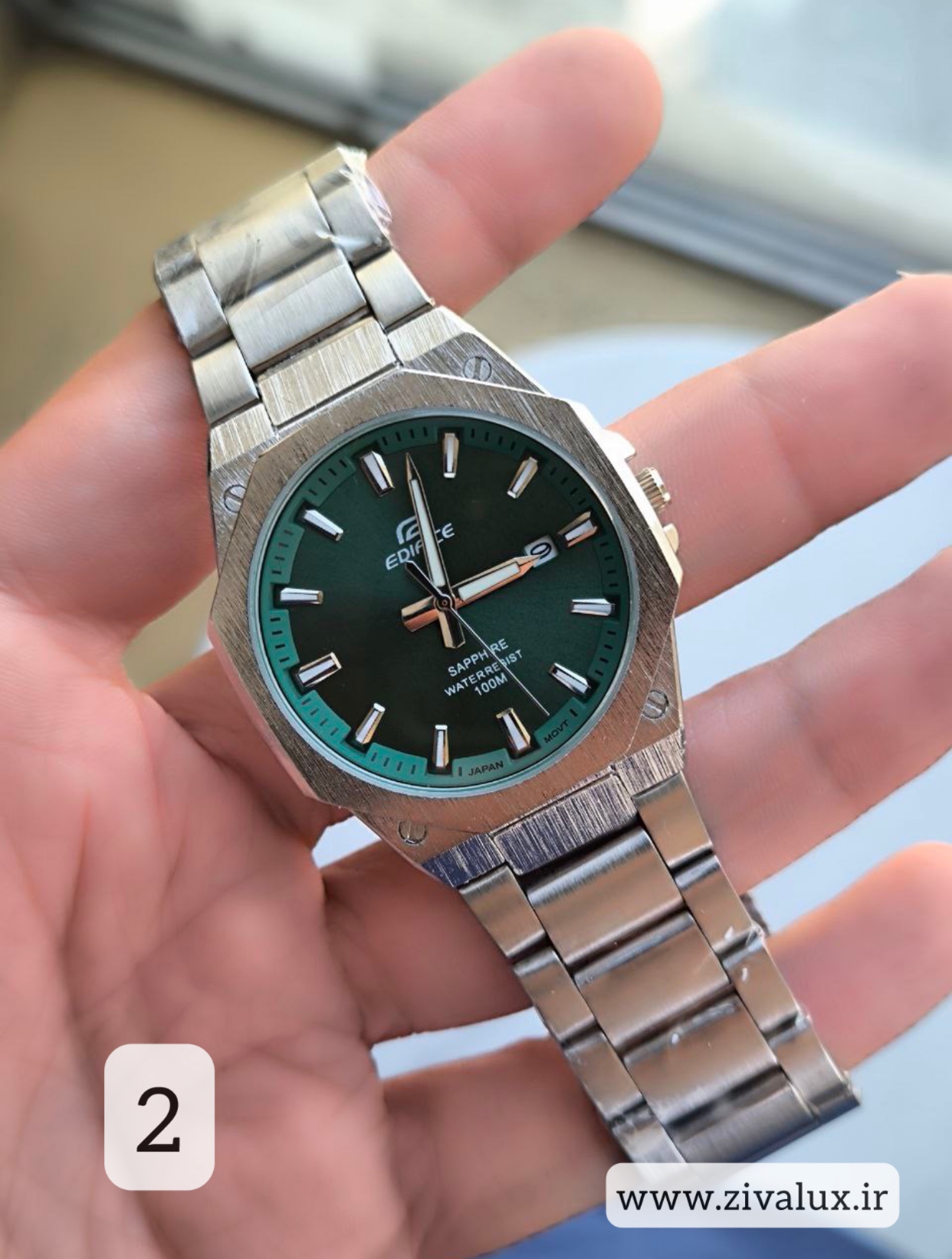 ساعت مچی مردانه مارک کاسیو CASIO مدل ادیفیس بند استیل
