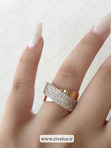 انگشتر زنانه مارک ژوپینگ Xuping نگین دار