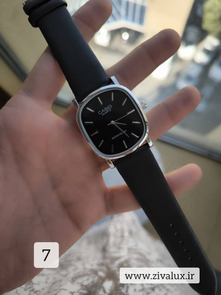 ساعت مچی مردانه مارک کاسیو CASIO بند چرم