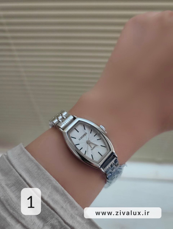 ساعت مچی زنانه مارک الگانس ELEGANCE موتور ژاپن بند استیل