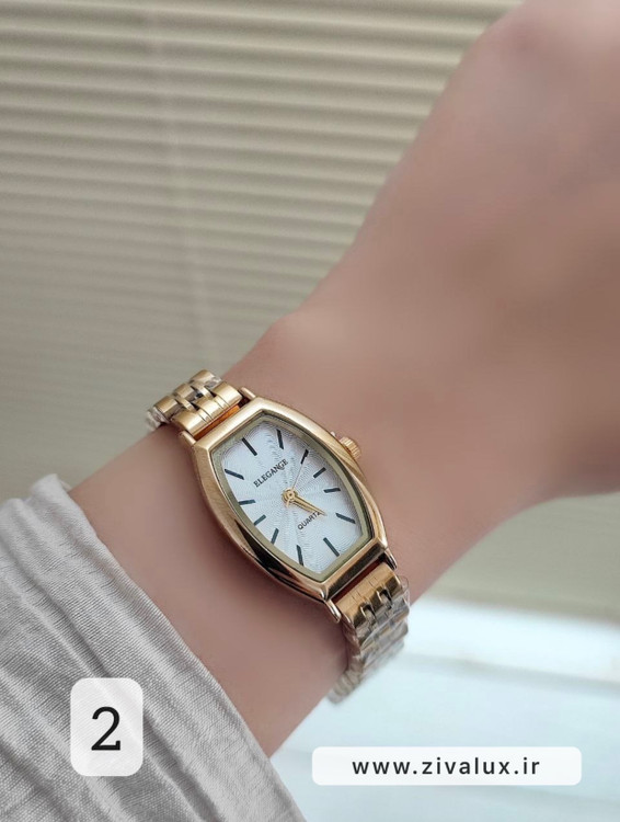 ساعت مچی زنانه مارک الگانس ELEGANCE موتور ژاپن بند استیل