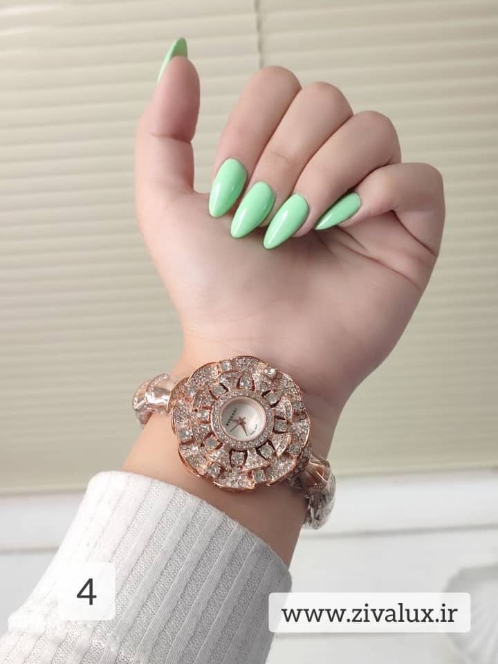 خرید آنلاین از فروشگاه ساعت زیوالوکس / ساعت مچی زنانه مارک بولگاری BVLGARI نگین دار