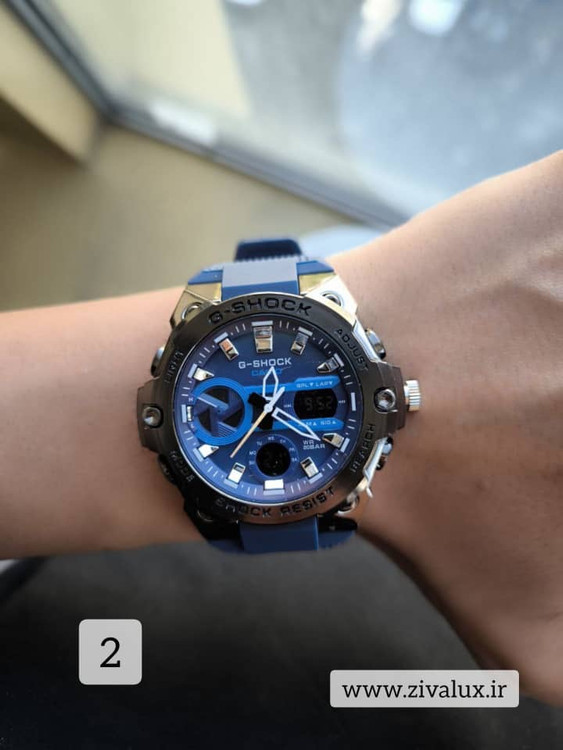 ساعت مچی مردانه مارک جی شاک G_SHOCK دو زمانه