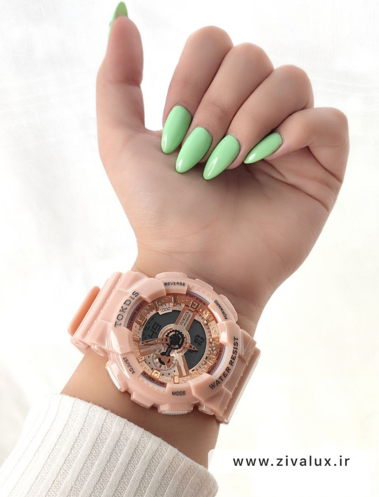 ساعت مچی زنانه مارک جی شاک G_SHOCK دو زمانه