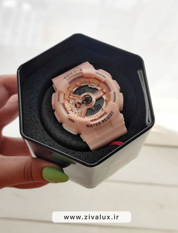 ساعت مچی زنانه مارک جی شاک G_SHOCK دو زمانه