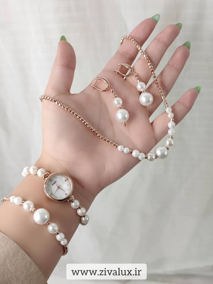 ست ساعت مچی اسکمی Skmei و سرویس ژوپینگ مرواریدی