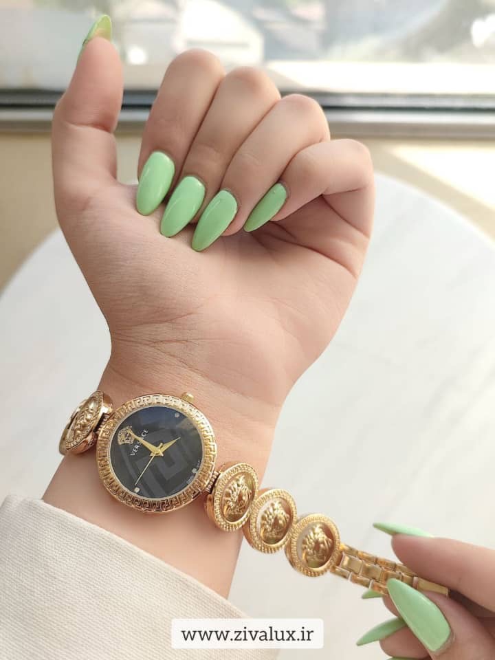 ست ساعت مچی زنانه ورساچه VERSACE و سرویس استیل