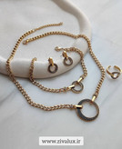 ست ساعت مچی زنانه ورساچه VERSACE و سرویس استیل