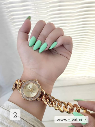 ساعت مچی زنانه مارک لویی ویتون louis vuitton بند کارتیر استیل