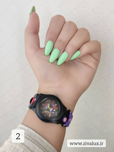 ساعت کارتونی طرح کرومی-کیتی-لبوبو-اولترامن بند سیلیکونی