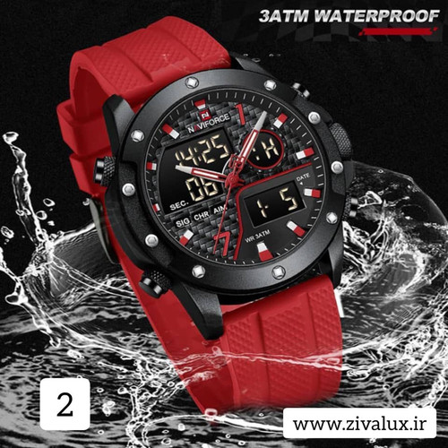 ساعت مچی مردانه مارک نیوی فورس NAVIFORCE مدل 9221 بند پیو