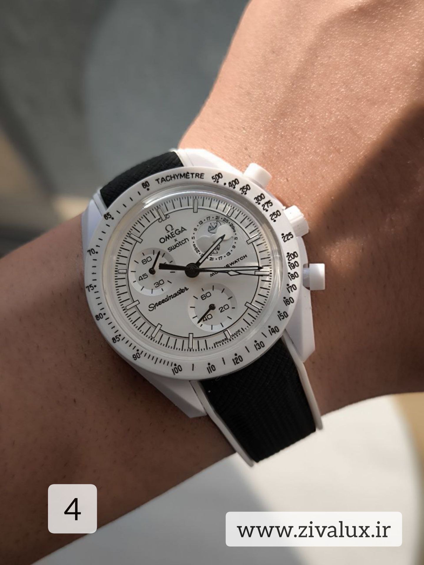 ساعت مارک اومگا OMEGA + Swatch سواچ بند پیو