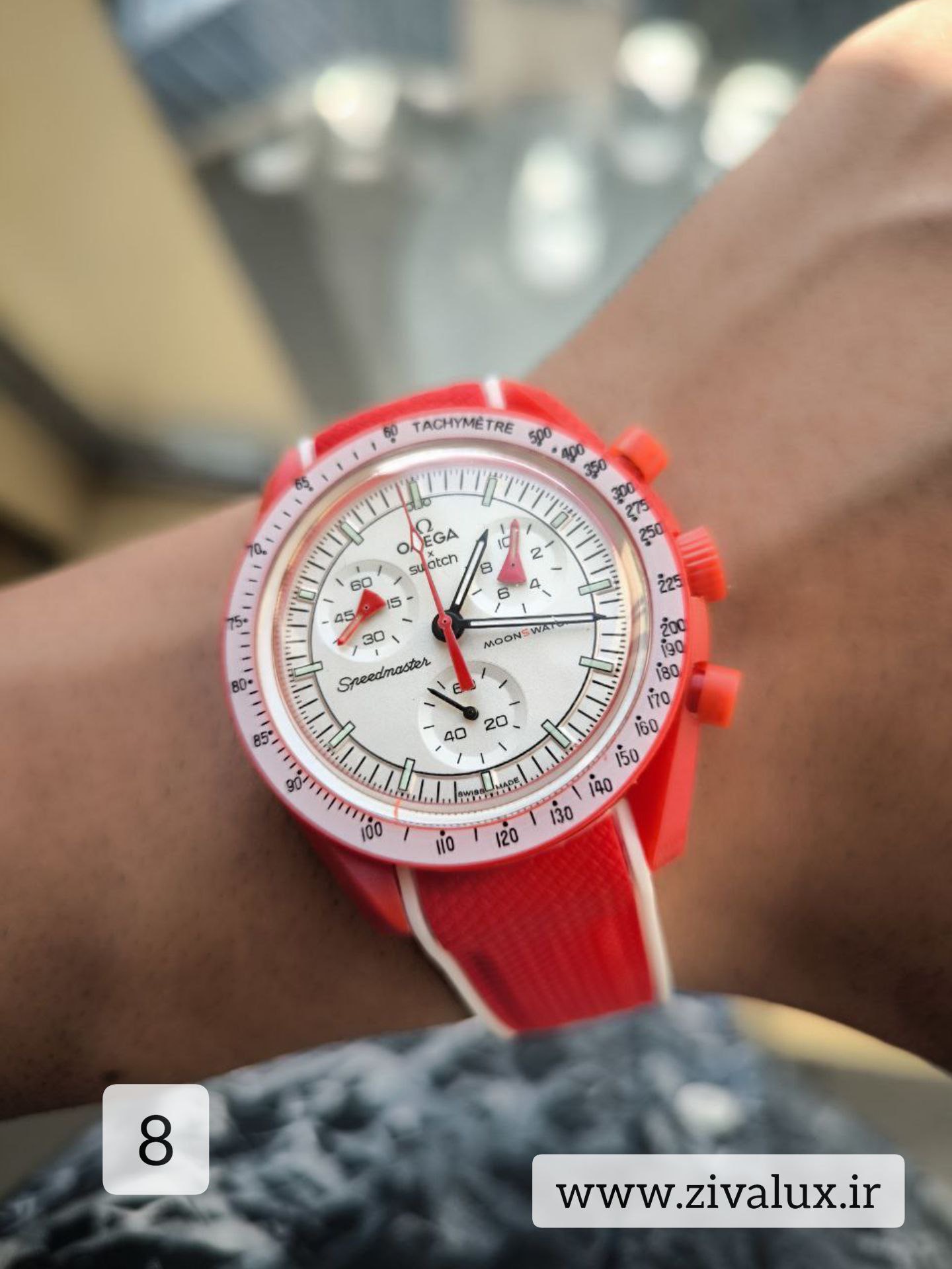 ساعت مارک اومگا OMEGA + Swatch سواچ بند پیو