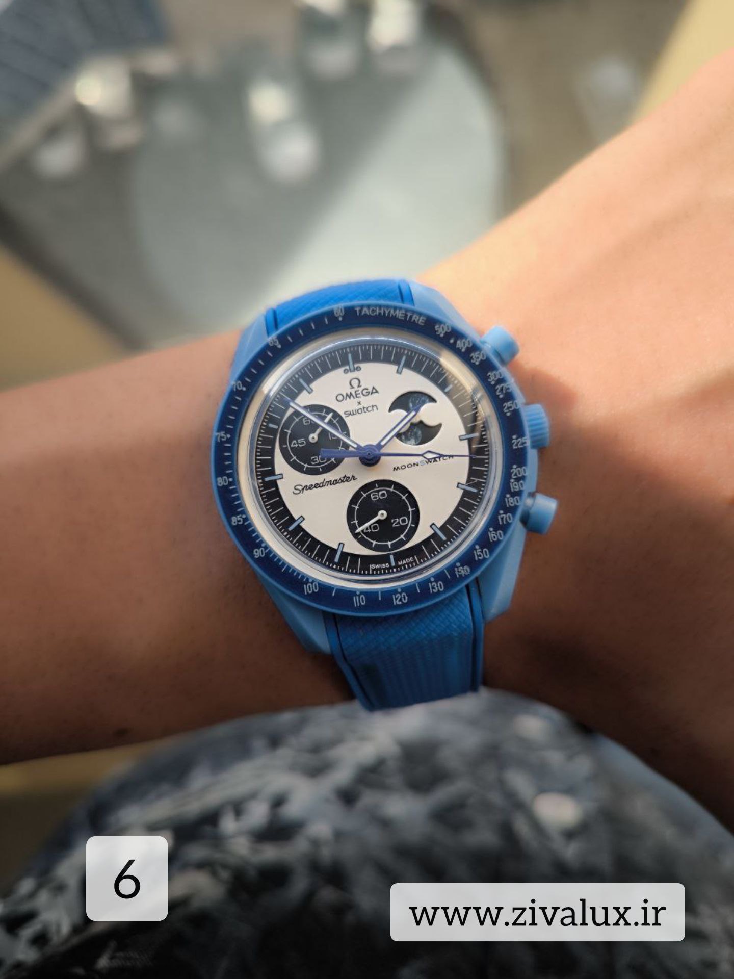 ساعت مارک اومگا OMEGA + Swatch سواچ بند پیو
