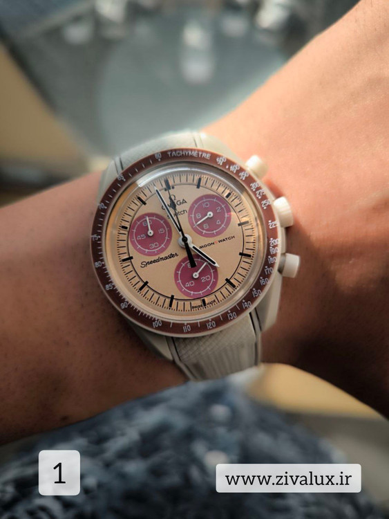 ساعت مارک اومگا OMEGA + Swatch سواچ بند پیو