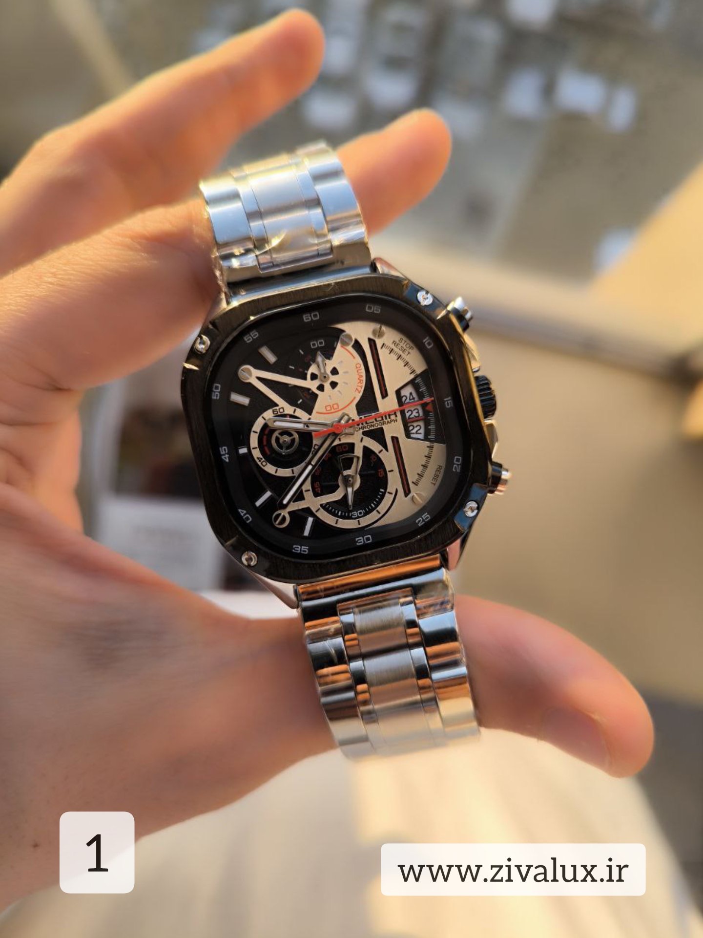 ساعت مچی مردانه مارک مِگیر MEGIR بند استیل