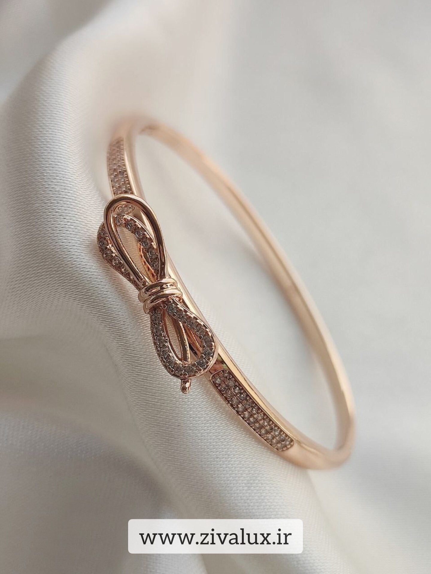 تکپوش زنانه مارک ژوپینگ xuping طرح پاپیون نگین دار