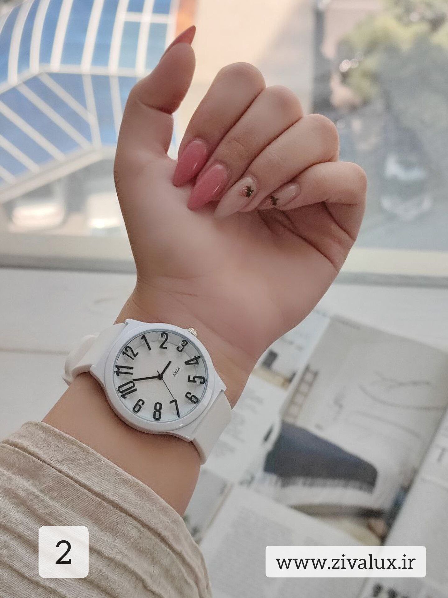 ساعت مچی ‏دخترانه مارک بلون bolun بند سیلیکونی