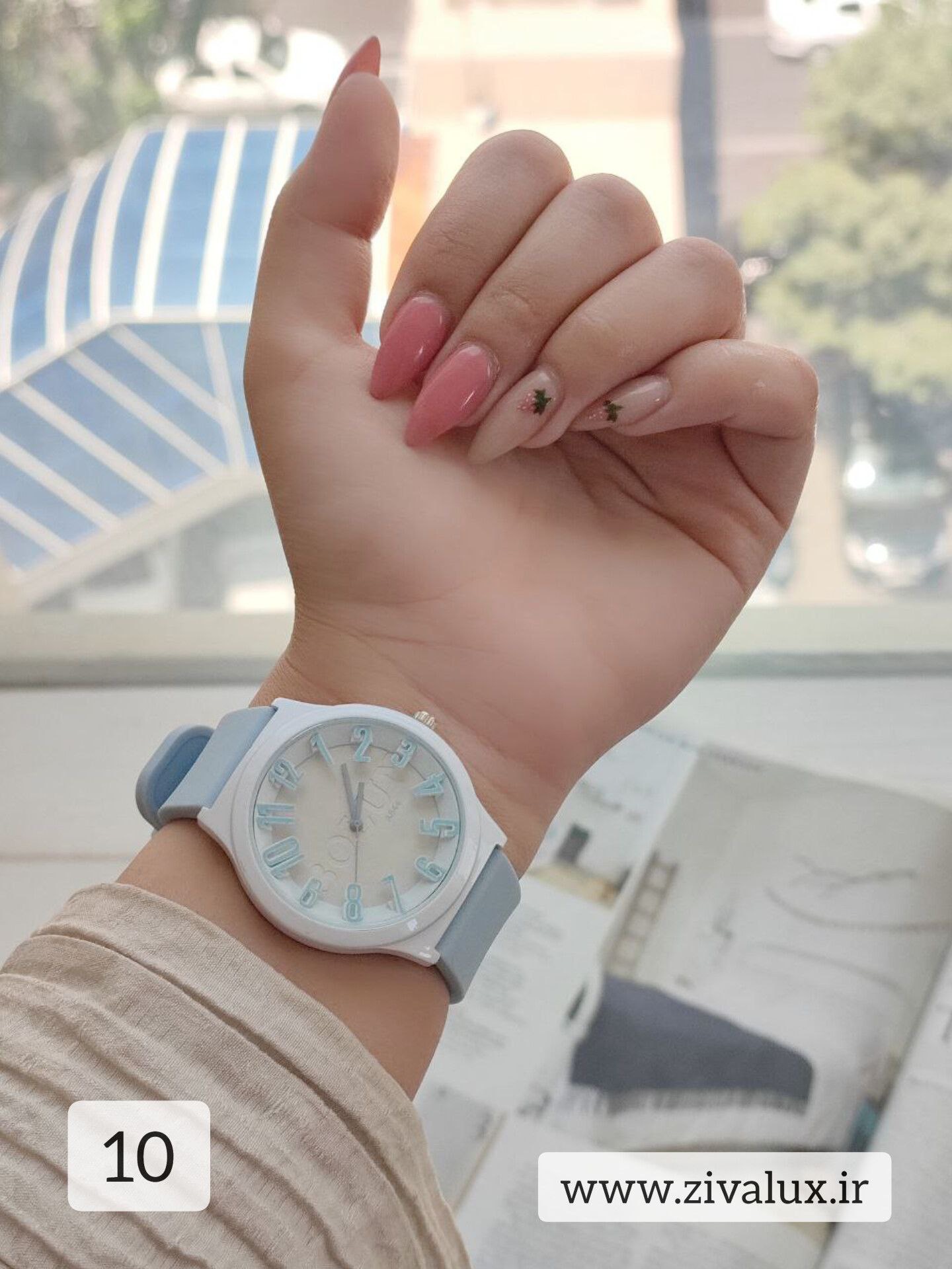 ساعت مچی ‏دخترانه مارک بلون bolun بند سیلیکونی