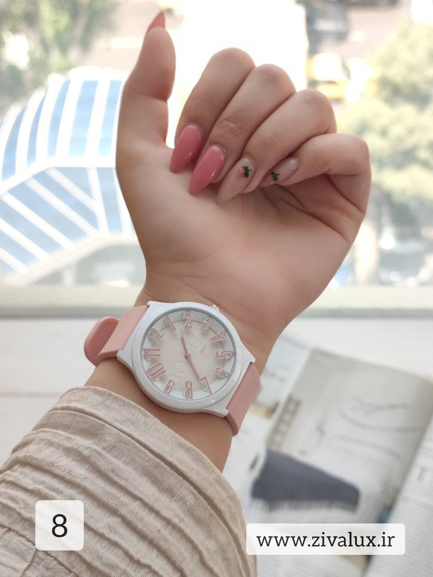 ساعت مچی ‏دخترانه مارک بلون bolun بند سیلیکونی