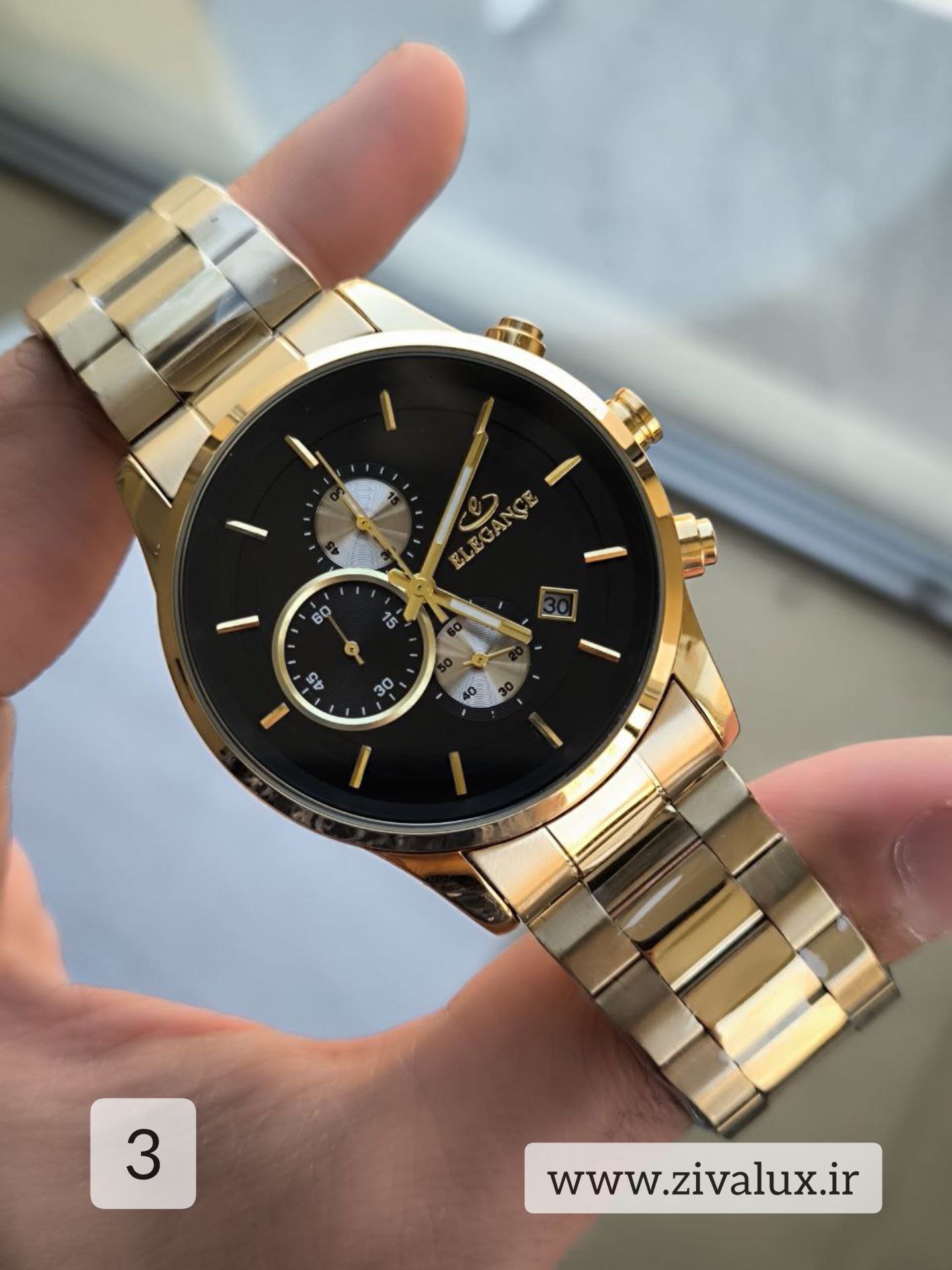 ساعت مچی مردانه مارک الگانس ELEGANCE بند استیل