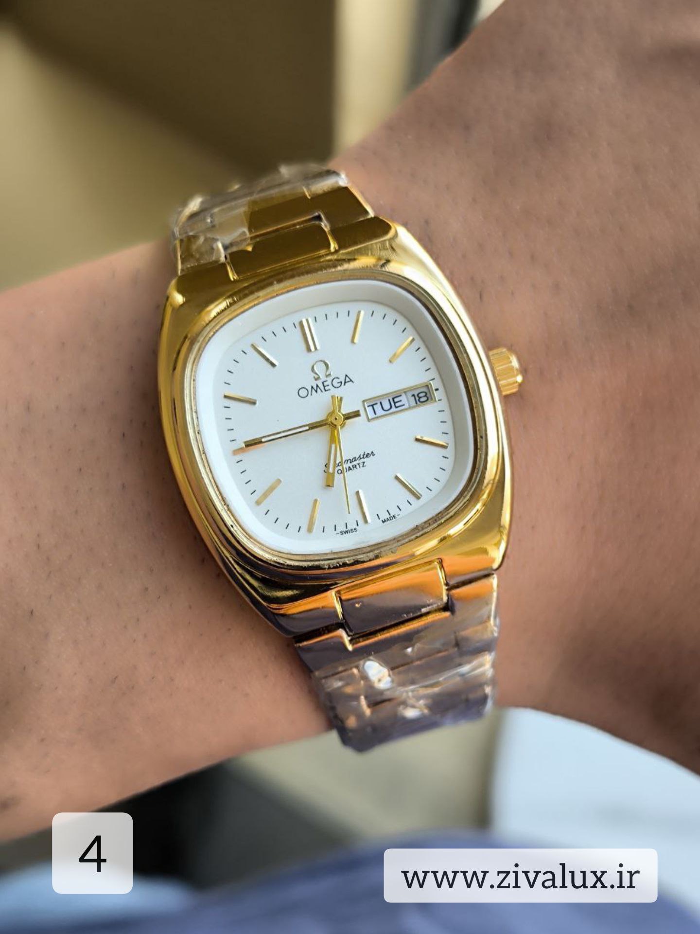 ساعت مچی مردانه مارک اومگا OMEGA بند استیل