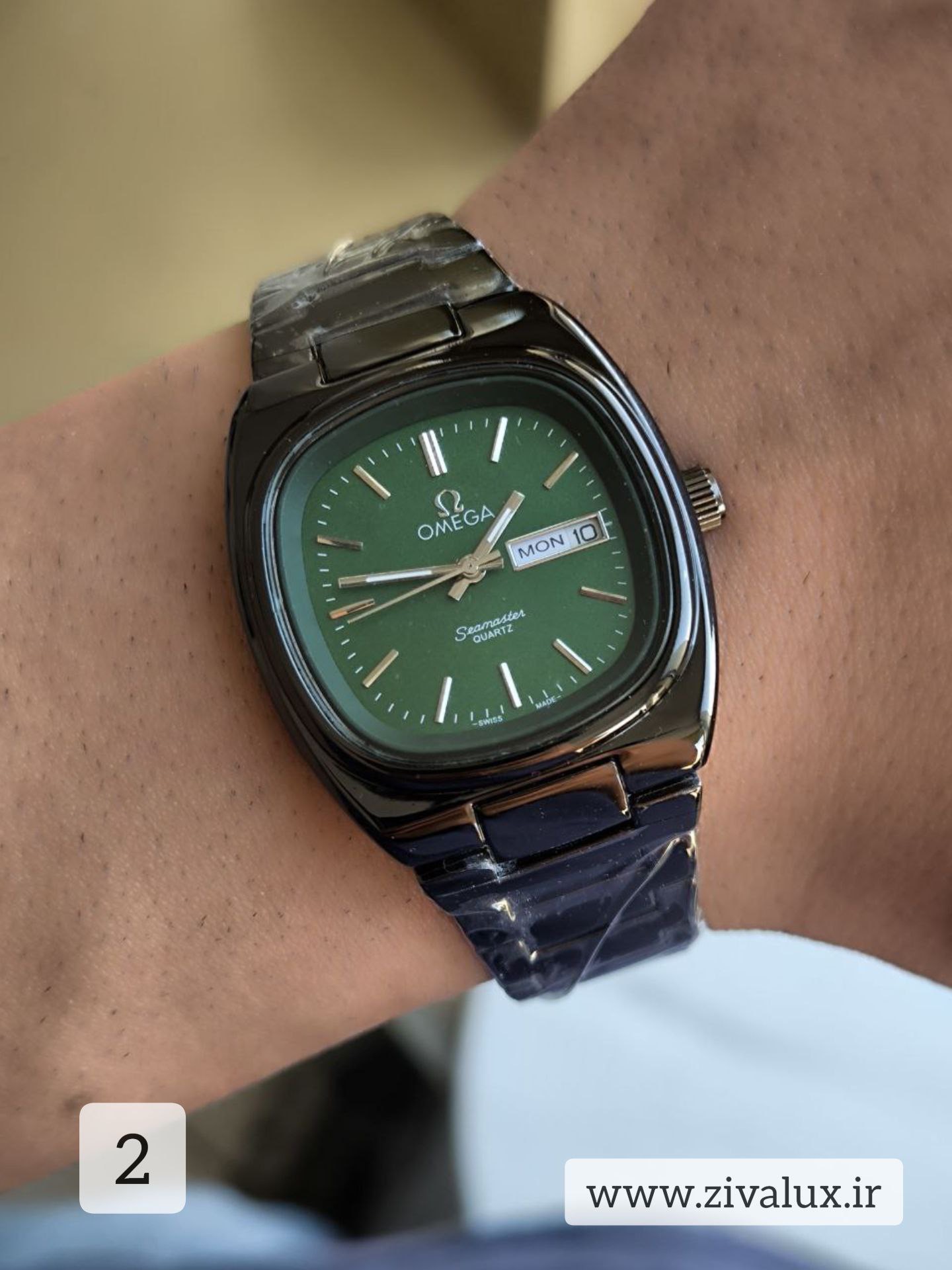 ساعت مچی مردانه مارک اومگا OMEGA بند استیل