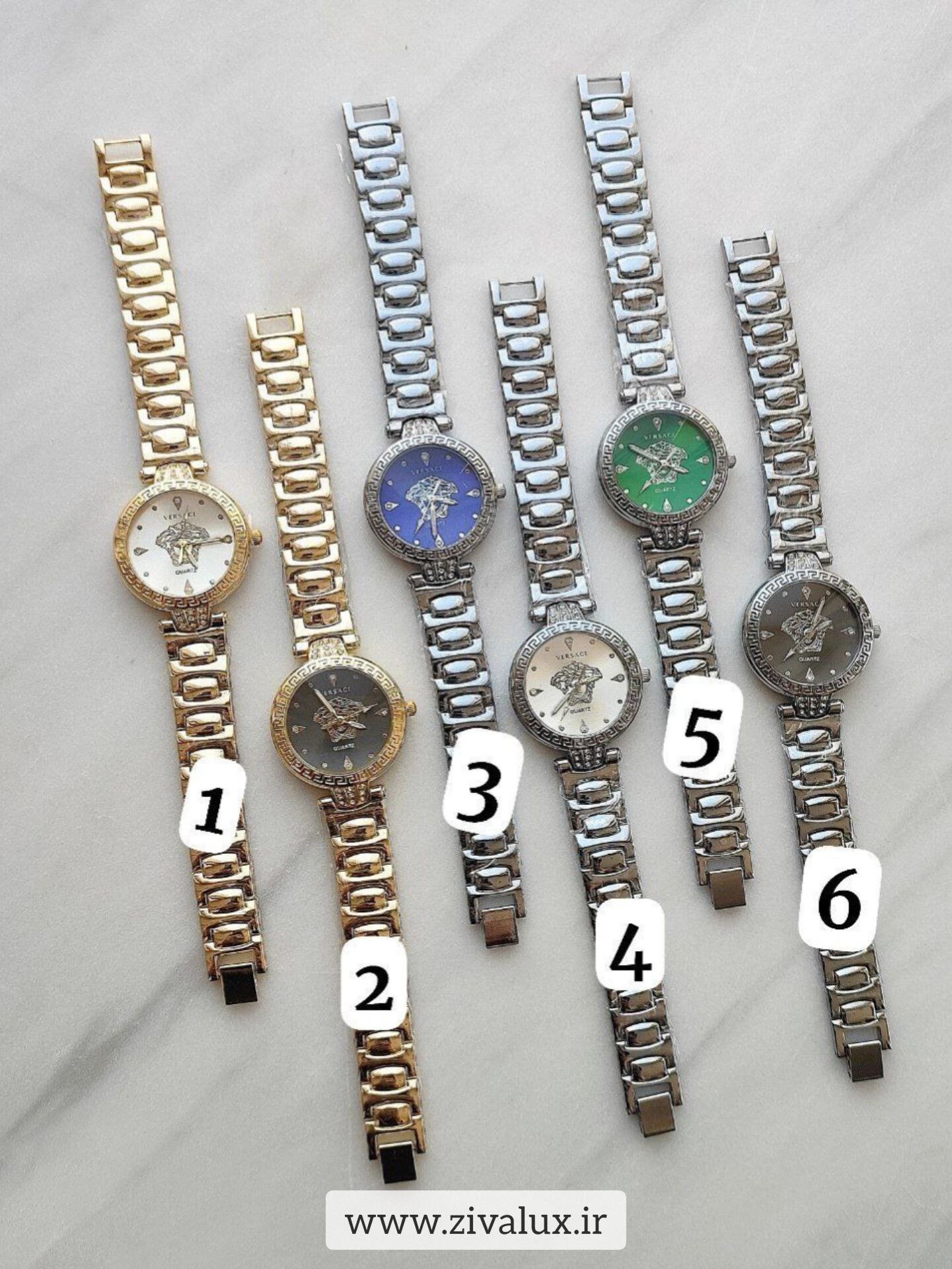 ساعت مچی زنانه مارک ورساچه VERSACE بند استیل