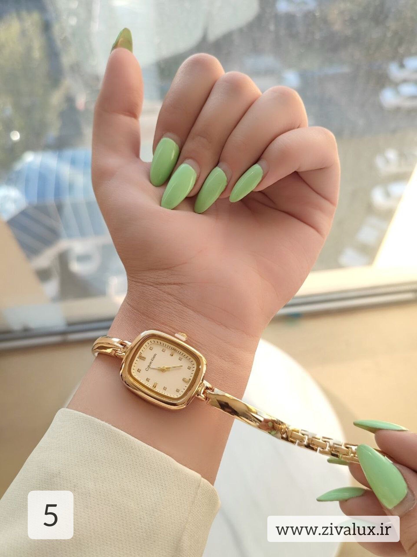 ساعت مچی زنانه مارک کلوین کلین calvin klein بند استیل