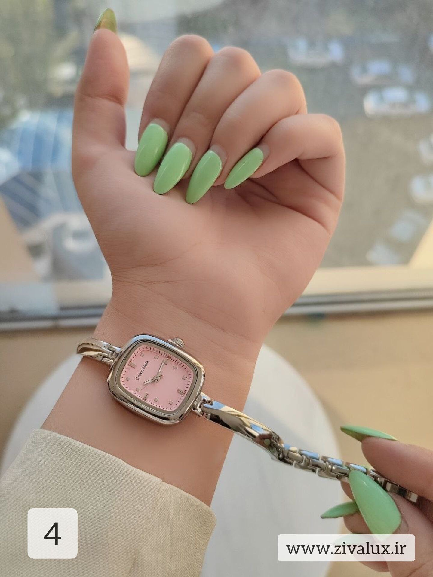 ساعت مچی زنانه مارک کلوین کلین calvin klein بند استیل