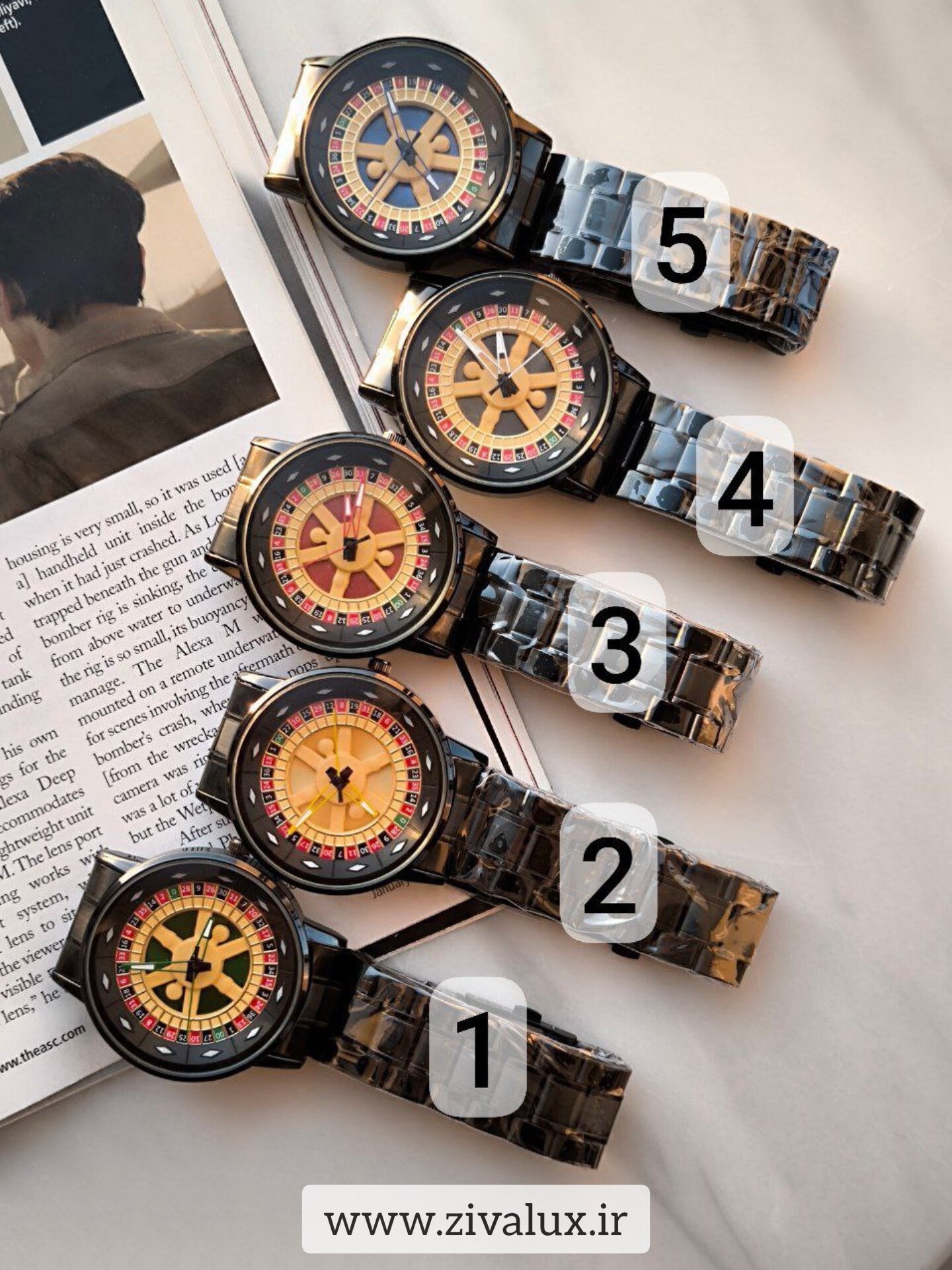 ساعت مچی مردانه مارک VIOKAI صفحه چرخشی