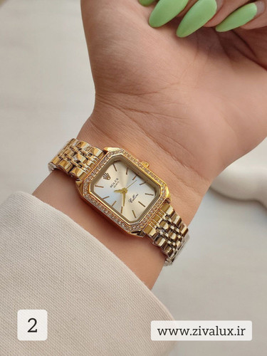 ساعت مچی زنانه مارک رولکس ROLEX بند استیل