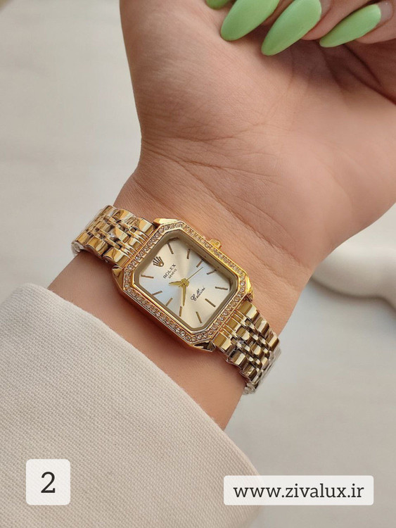ساعت مچی زنانه مارک رولکس ROLEX بند استیل
