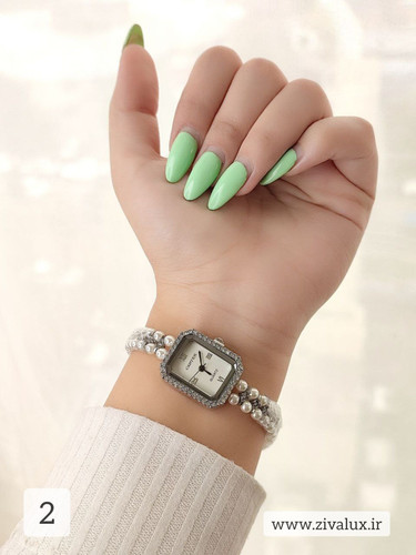 ساعت مچی زنانه مارک کارتیر CARTIER بند مرواریدی