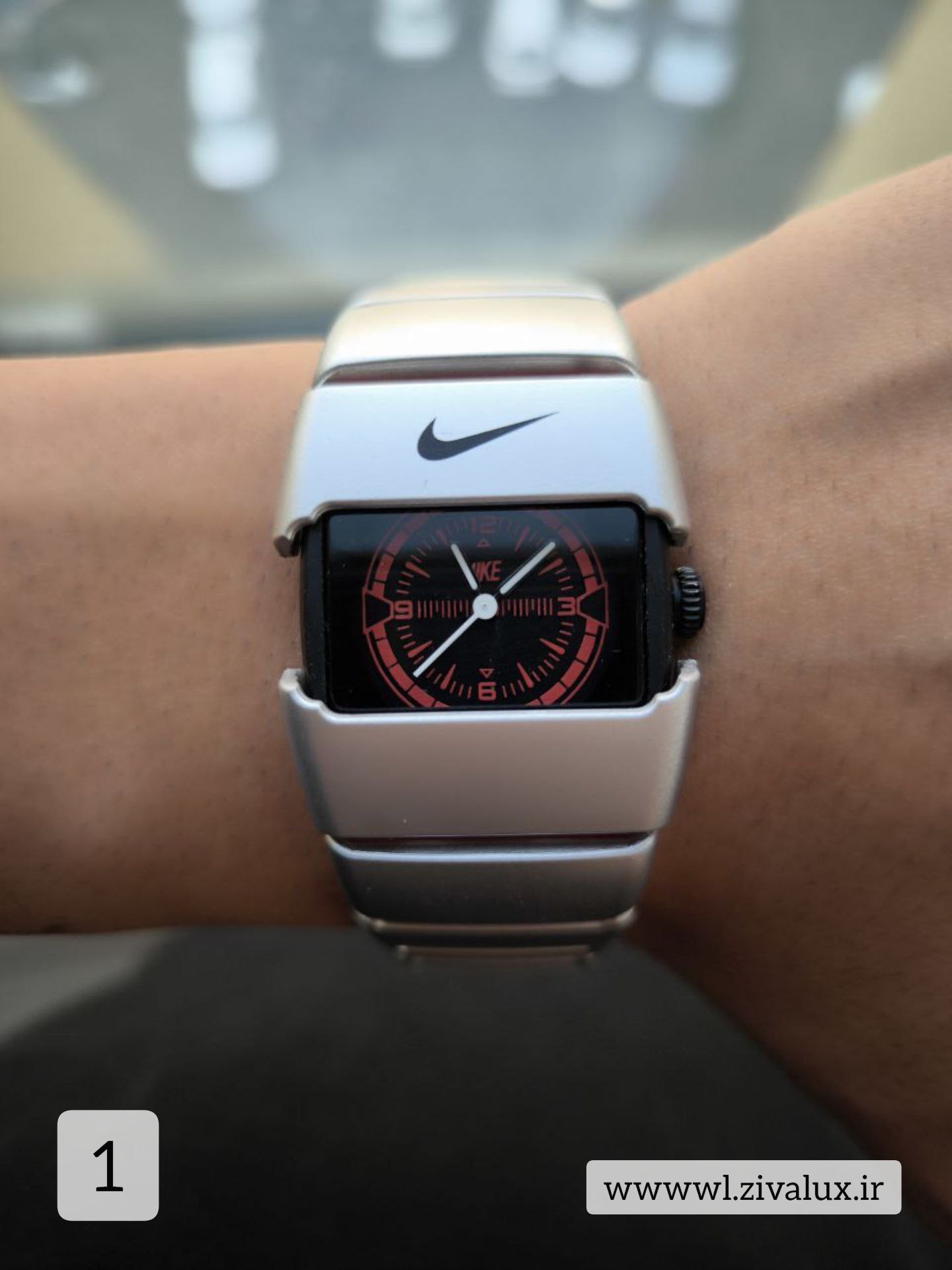 ساعت لاکچری مردانه مارک نایکی تریاکس nike triax بند لاکی و رابر