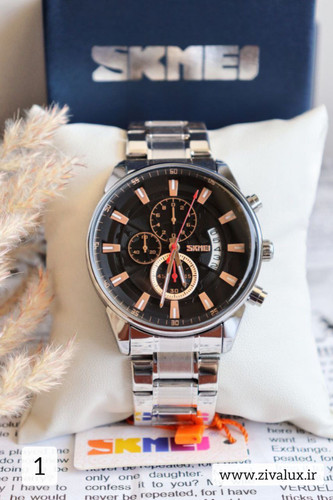 ساعت مچی مردانه مارک اسکمی SKMEI سه موتور فعال مدل 9285 بند استیل