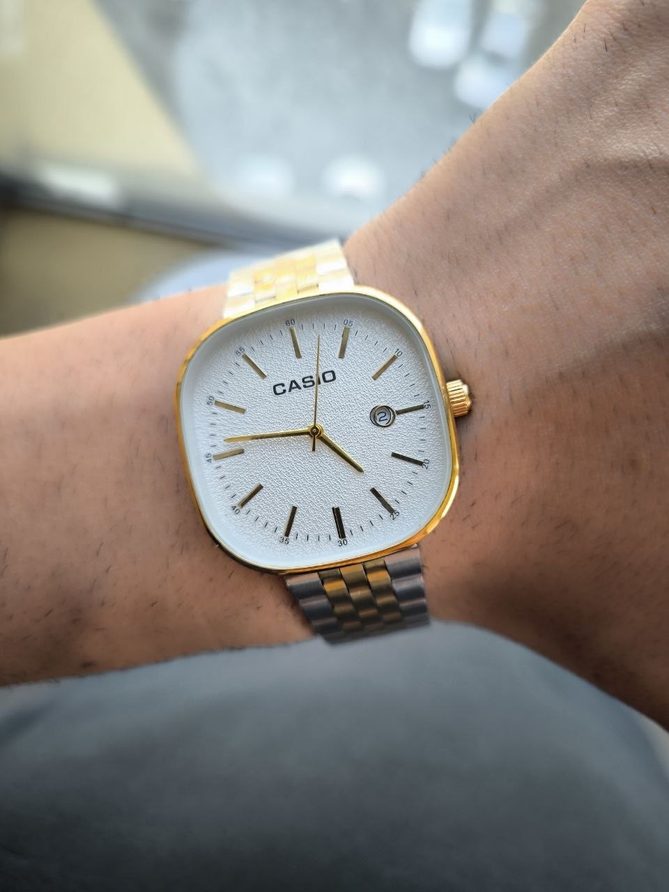 ساعت مچی مردانه مارک کاسیو CASIO بند استیل + همراه با جعبه کاسیو