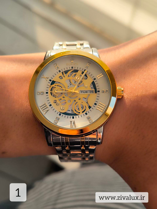 ساعت مچی مردانه مارک رولکس ROLEX بند استیل