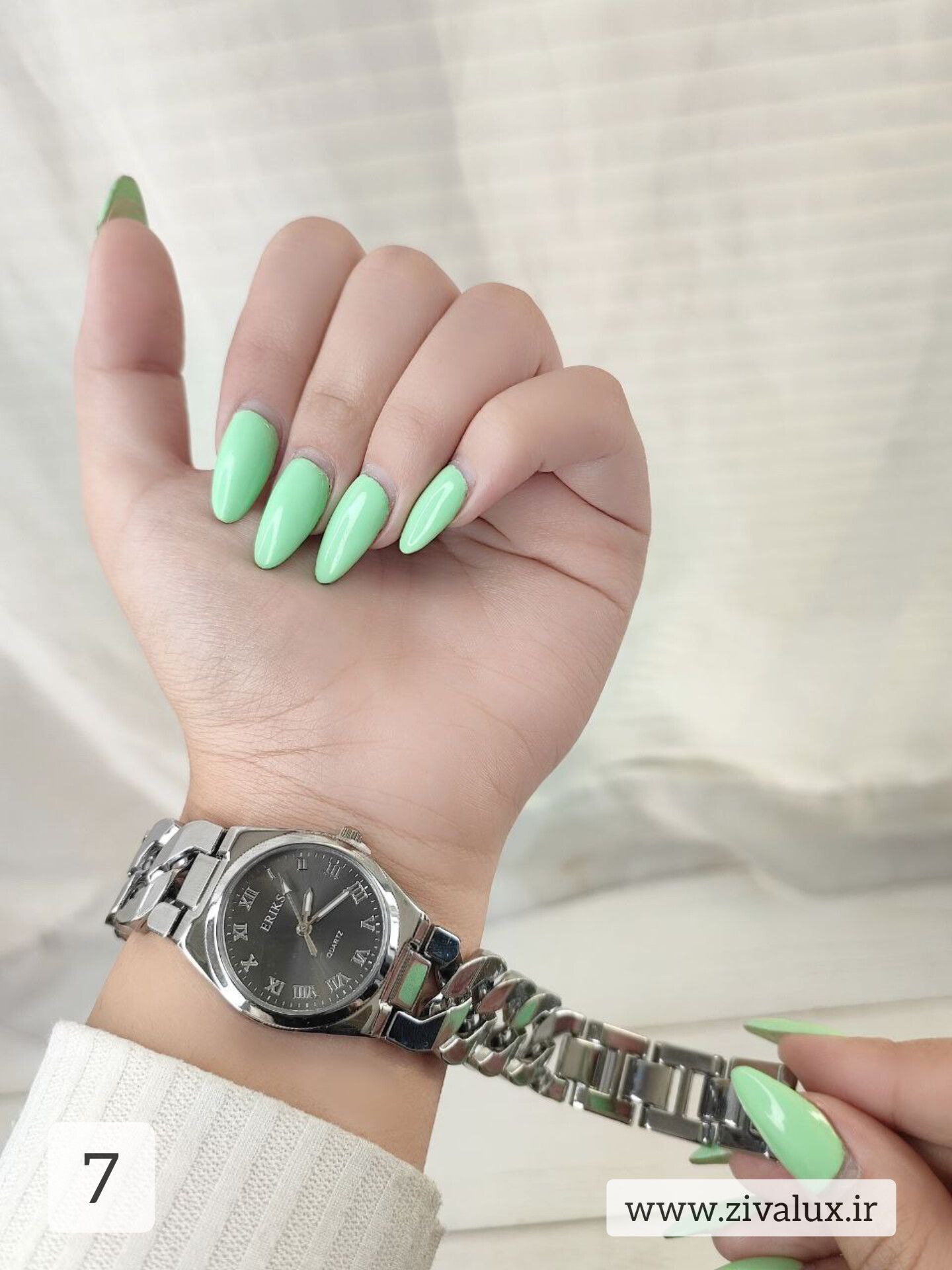 ساعت مچی زنانه مارک اریکس ERIKS بند کارتیر استیل