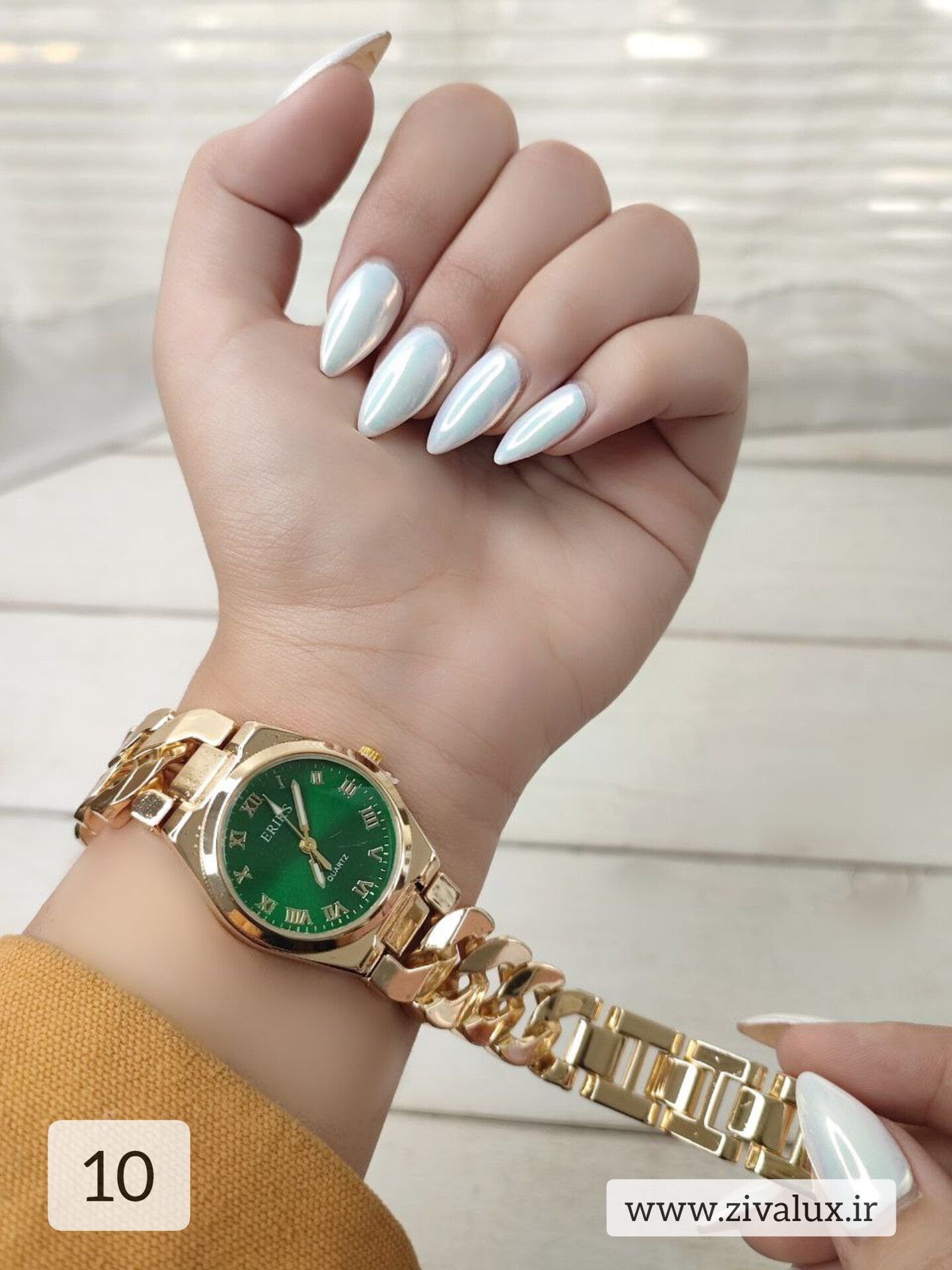 ساعت مچی زنانه مارک اریکس ERIKS بند کارتیر استیل