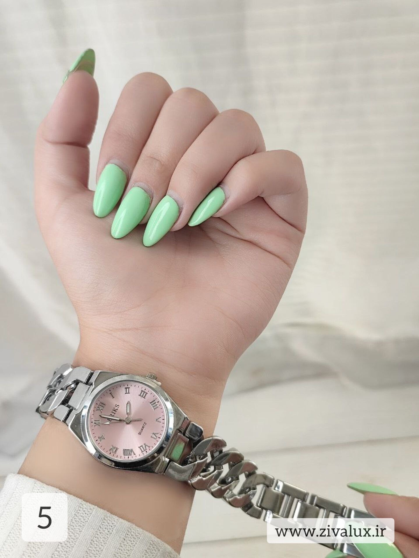 ساعت مچی زنانه مارک اریکس ERIKS بند کارتیر استیل