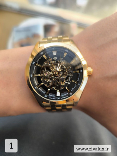 ساعت مچی مردانه مارک جم استار GEMSTAR اتوماتیک بند استیل